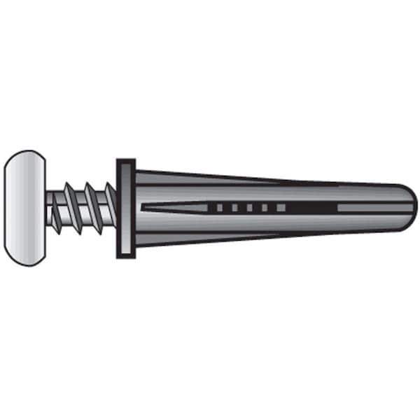Aceds 8-10 Plastic Anchor with Screw Zinc, 60PK 5335062 - main